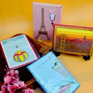 Four beautiful birthday wishes card 3 Papyrus and 1 signature